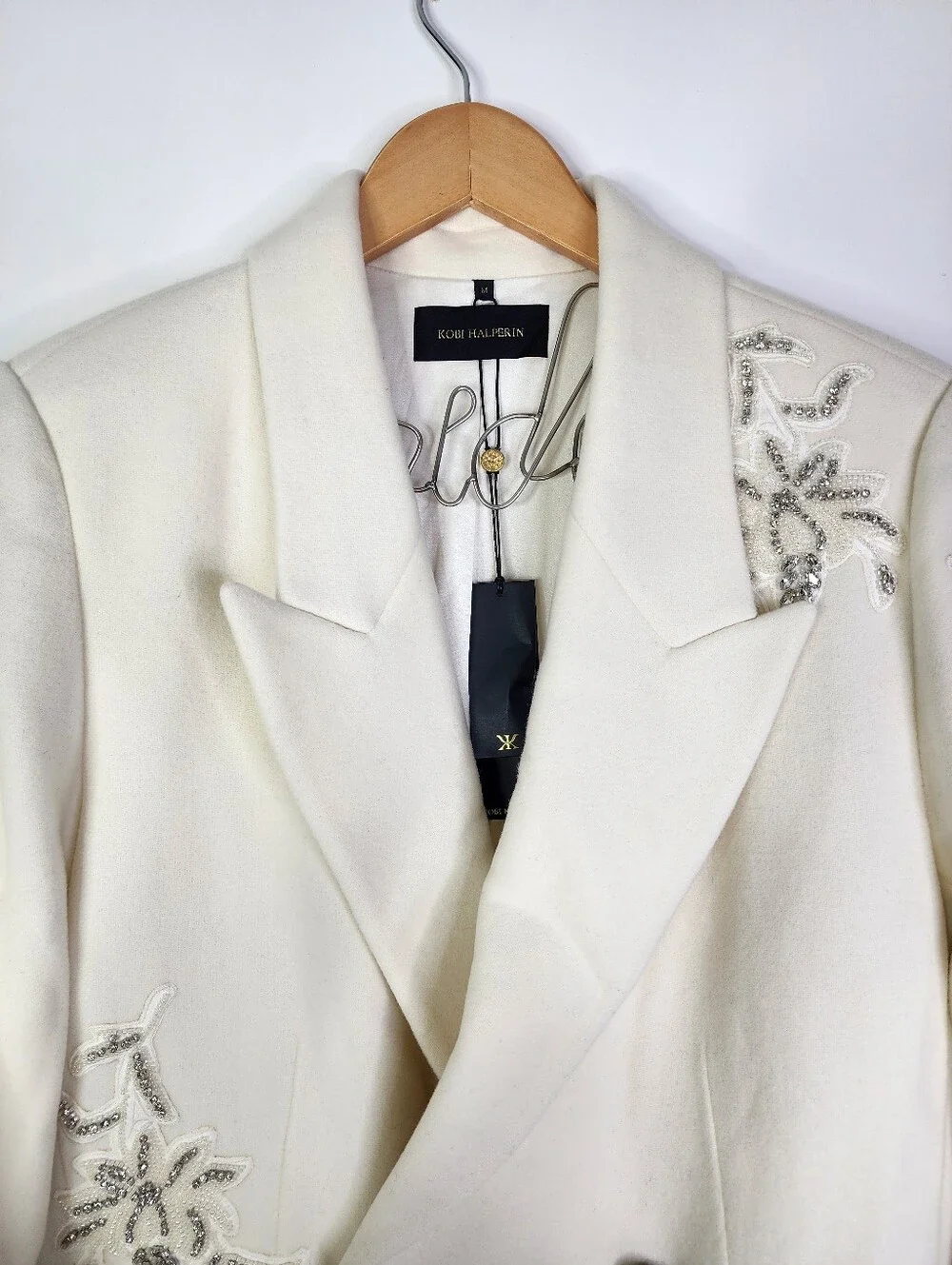 Kobi Halperin Mayer Double-Faced Wool Double-Breasted Coat - Ivory, Medium